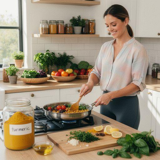 Διαφορετικές ποικιλίες μπαχαρικών και βοτάνων σε ξύλινη επιφάνεια