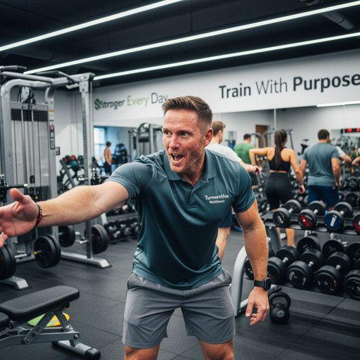 Ομαδική προπόνηση σε πάρκο με θέα στη θάλασσα